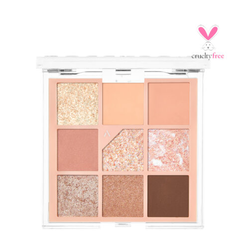 [Unleashia] Glitterpedia Eye Palette N3. All of Coralpink