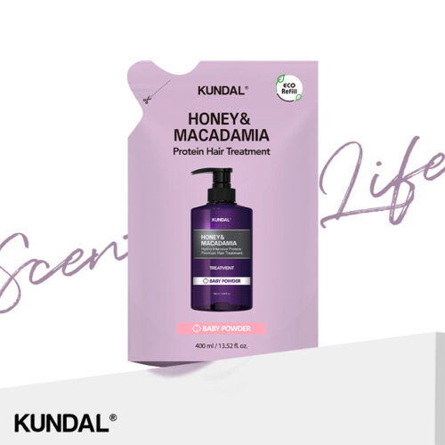 [Kundal] Honey&Macadamia Conditioner Refill 400ml (2 Fragancias) - Imagen 4