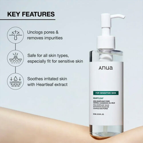 [Anua] Heartleaf Pore Control Cleansing Oil (2 Tamaños) - Imagen 7