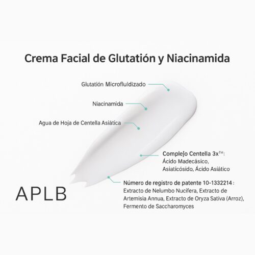 [APLB] Glutathione Niacinamide Facial Cream 55ml - Imagen 2