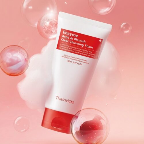 [Thelavicos] Enzyme Acne Blemish Clear Cleansing Foam Double Set 150ml + 150ml - Imagen 3